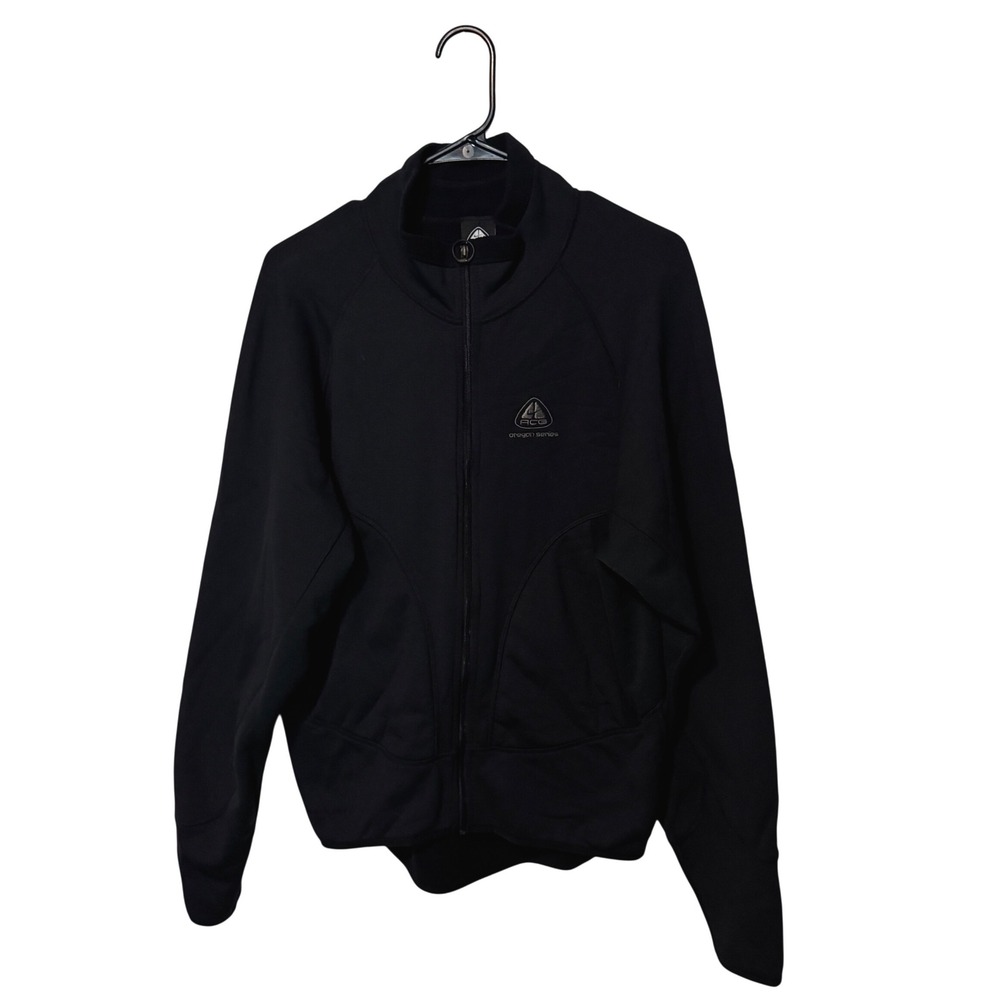 Nike ACG Oregon Series Jacket Men Medium Black Polartec Wind Pro Therma-FIT